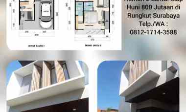 Rumah Dijual di Rungkut Menanggal Harapan Surabaya 2 Lantai Ready