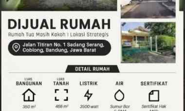dijual rumah sadang serang coblong bandung