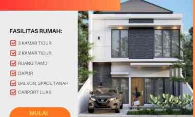 Rumah Mewah 2 Lantai Akses Mudah, 90 meter dari jl. Utama Sambiroto