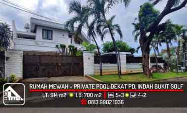 dijual rumah sekolah kenca pondok indah