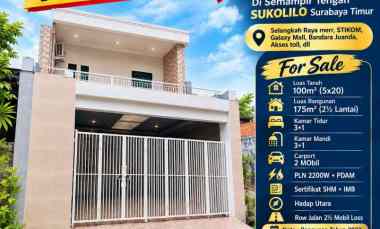 dijual rumah semampir tenga