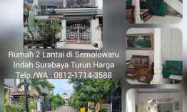Rumah Dijual Semolowaru Indah Surabaya 2 Lantai Turun Harga