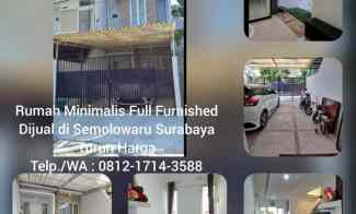 Rumah Dijual Semolowaru Surabaya Full Furnished Turun Harga