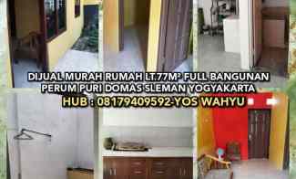 Dijual Murah Rumah di Perum Puri Domas Sleman Yogyakarta. Lt/b 77m
