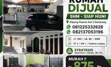 dijual rumah sendangmulyo tembalang