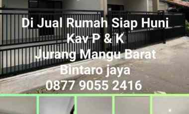 dijual rumah siap hini di kav p k bintaro sektor 5