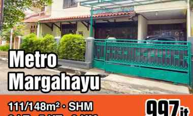 dijual rumah siap huni 1 m an di metro margahayu