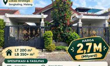 dijual rumah siap huni lokasi di sengkaling