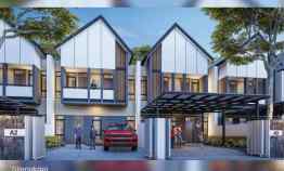 Rumah 2 Lantai Desain Cantik di Godean Sleman Yogyakarta
