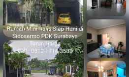 Rumah Dijual Murah di Sidosermo PDK Surabaya 2 Lantai Turun Harga