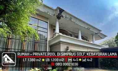 dijual rumah simprug golf kebayoran