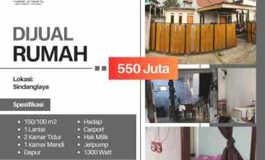 dijual rumah sindanglaya atas