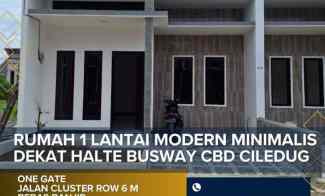 528 Rumah 1 Lt Modern Minimalis dekat CBD Ciledug, di Larangan