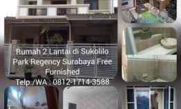 Rumah Dijual di Sukolilo Surabaya Sukolilo Park Regency 2 Lantai