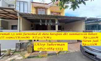 Dijual Murah Rumah 2,5 Semi Furnished di Duta Harapan dekat Summarecon B