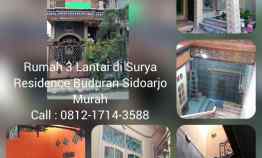 Rumah Dijual Surya Residence Sidoarjo 3 Lantai Murah, 0812.1714.3588