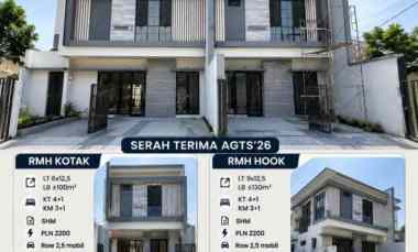 Rumah Hook Lokasi Sutorejo Selangkah ke Unair, Gm Surabaya Timur