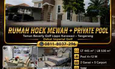 dijual rumah taman beverly golf lippo
