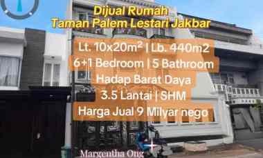 dijual rumah taman palem lestari jakbar
