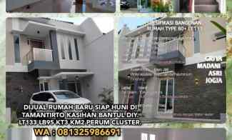 Dijual Rumah Baru Siap Huni di Tamantirto Kasihan Bantul Diy. Lt133 Lb