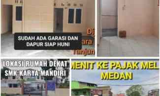 Dijual Rumah Subsidi Dapur Tanjung Selamat 5 menit Pajak Melati Medan