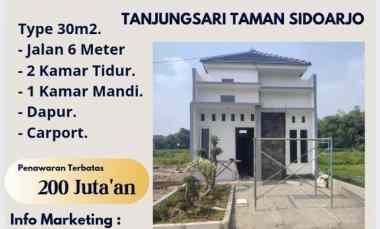 Rumah Dijual Taman Sidoarjo Daerah Tanjungsari Mulai 200 Jutaan