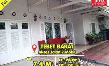 dijual rumah tebet barat