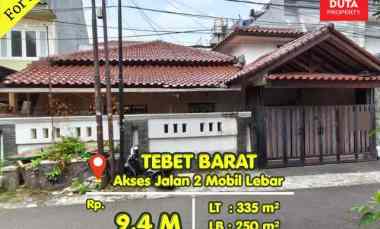 dijual rumah tebet barat