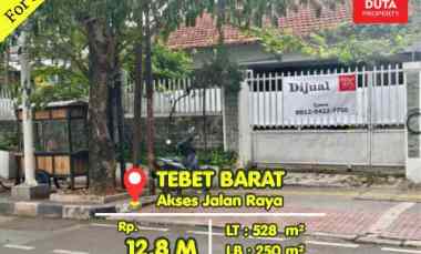 dijual rumah tebet barat