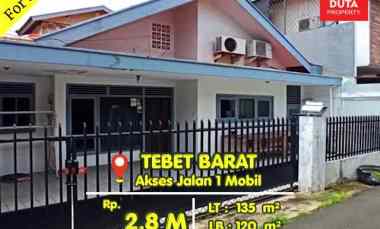 dijual rumah tebet barat