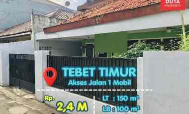 dijual rumah tebet timur