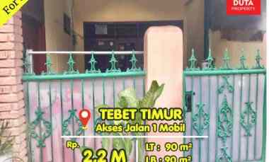 dijual rumah tebet timur