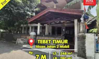 dijual rumah tebet timur
