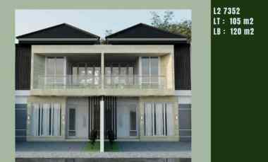 Rumah 2 Lt Desain Modern Mewah Strategis di Teluk Grajakan Malang