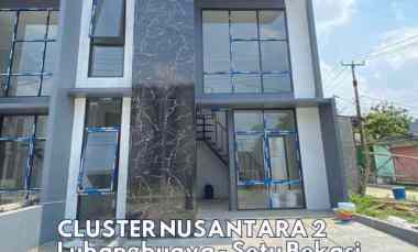 dijual rumah type mezzanine cluster nusantara 2