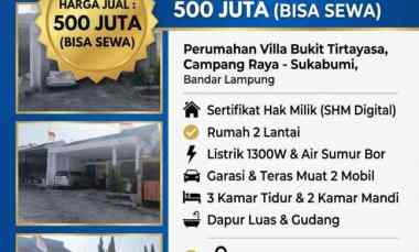Rumah Siap Huni di Villa Tirtayasa Gampang Raya, Sukabumi