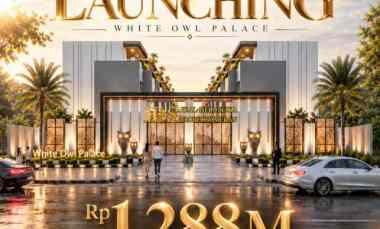 dijual rumah white owl palace jalan
