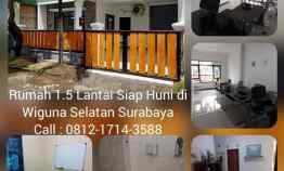 Rumah Dijual Wiguna Surabaya 1.5 Lantai di Wiguna Selatan