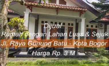 dijual segera hunian sebenarnya di bogor kota