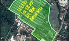 Dijual Tanah 5,5 Ha - Cimuning Kota Bekasi