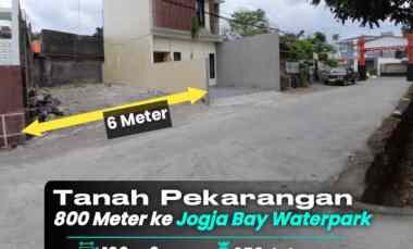 dijual tanah 800 meter ke stadion
