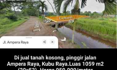 dijual tanah ampera raya