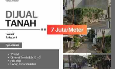 dijual tanah antapani