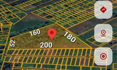 Dijual Tanah SHM Jln Parit Derabak A Yani 2. Ukuran Luas 16.160 m2