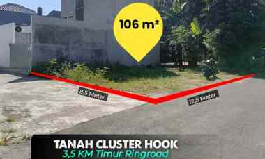 Tanah Hook Tepi Aspal Belakang Bandara Adisucipto 3,5 km Timur Ring R