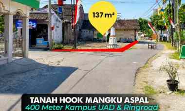 Investasi Tanah untuk Kos di Tamanan, Jogja 400 meter Kampus Uad Ri