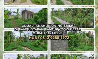 Dijual Tanah 2kapling 325m di Banguntapan Bantul Yogyakarta. Murah St