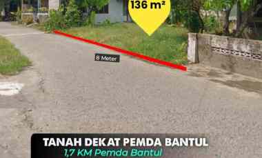 Tanah Murah di Trirenggo, dekat Pemda Bantul 1,7 km Pemda Bantul