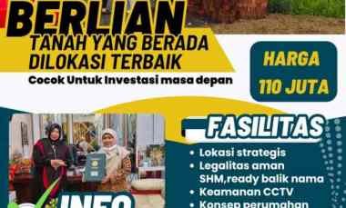 dijual tanah berlian residence 1 keboan