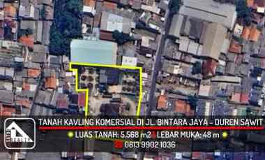 dijual tanah bintara jaya pondok kelapa